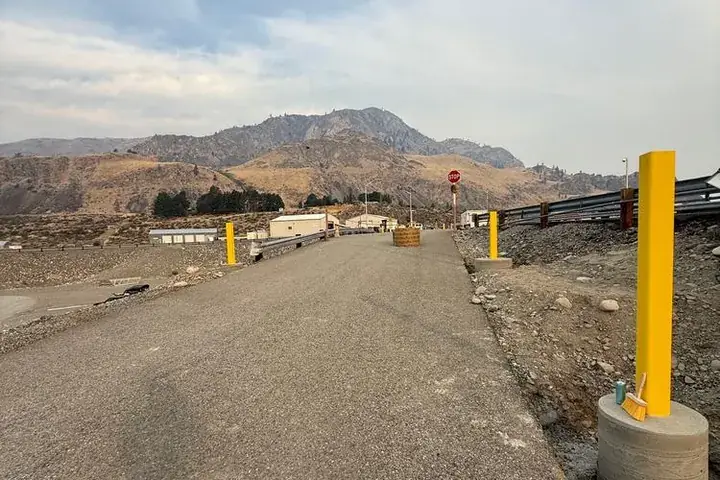 Finished excavation and site work by Backcountry Excavation in the Chelan valley