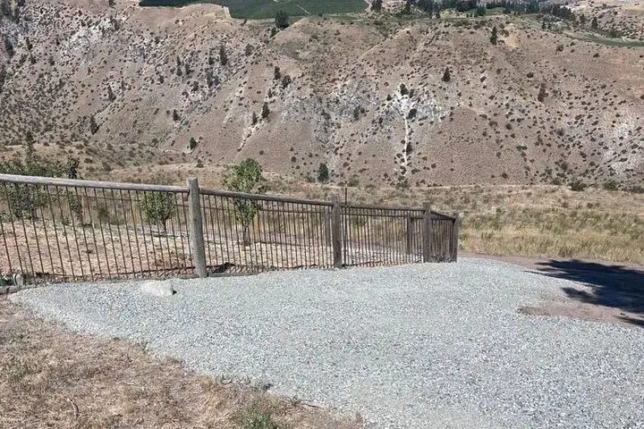 Finished excavation and site work by Backcountry Excavation in the Chelan valley